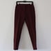 Tara Jarmon Wool Seamed Trouser Dress Pants Tapered Leg Wine 36 (2)