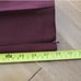 Tara Jarmon Wool Seamed Trouser Dress Pants Tapered Leg Wine 36 (2)