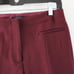 Tara Jarmon Wool Seamed Trouser Dress Pants Tapered Leg Wine 36 (2)