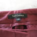 Tara Jarmon Wool Seamed Trouser Dress Pants Tapered Leg Wine 36 (2)