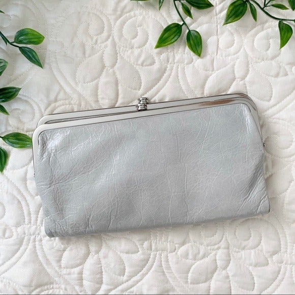 gray hobo wallet
