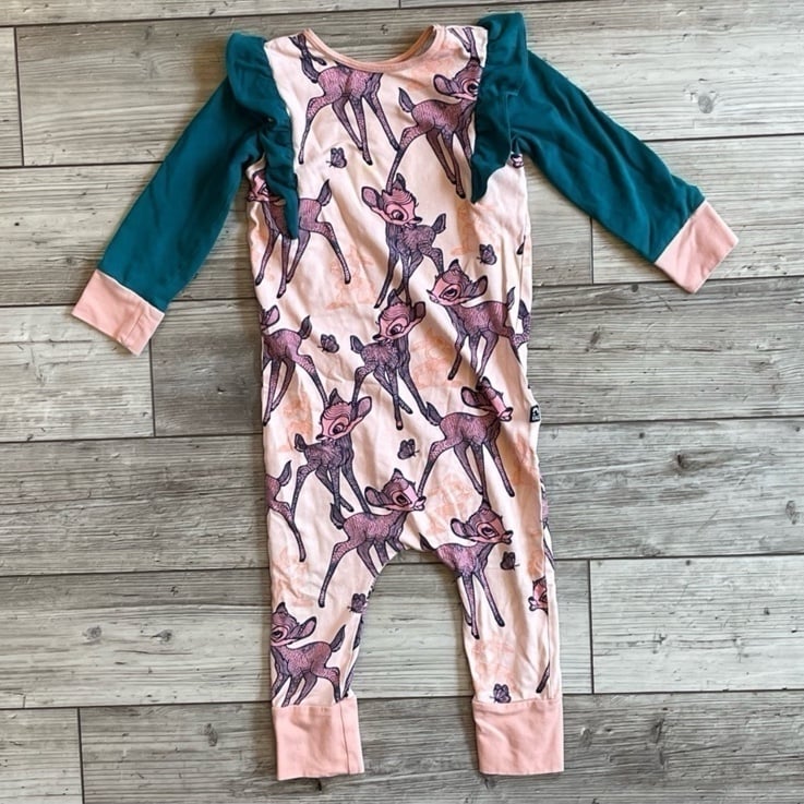 Rags | Disney Bambi Long Sleeve Ruffle Romper | Size: 2T