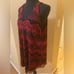 Alfani NWT red and black handkerchief hem halter top. Size XL.
