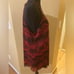 Alfani NWT red and black handkerchief hem halter top. Size XL.