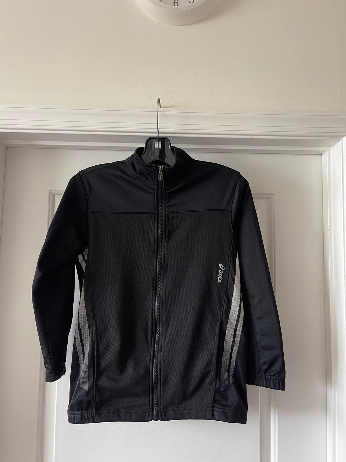 Asics junior boys front zip sport jacket