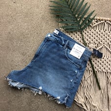 New Plus Size Abercrombie & Fitch Distressed Jean Shorts Size 20 - Mom Short