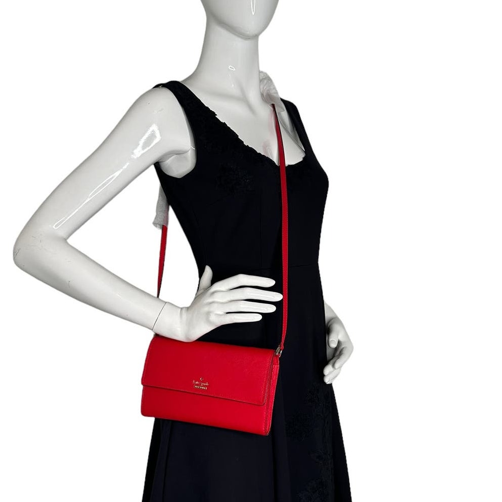 Kate Spade Red Crossbody Wallet Bag