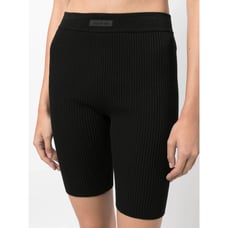 Fear of God FOG Essentials Ribbed Biker Shorts Womens XL Logo Patch Gorpcore