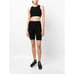Fear of God FOG Essentials Ribbed Biker Shorts Womens XL Logo Patch Gorpcore