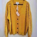 NWT Cable Knit Oversized Drop Shoulder Cardigan: Evy's Tree: Mustard/Marigold