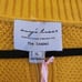 NWT Cable Knit Oversized Drop Shoulder Cardigan: Evy's Tree: Mustard/Marigold