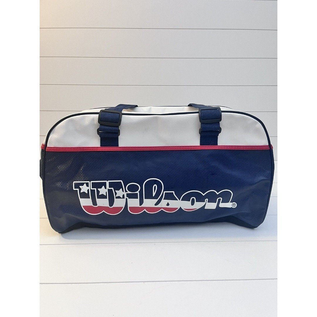 Wilson USA Official ITA Tennis Duffel Bag Colors Red White and Blue NWOT