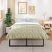 18 Inch King Bed Frame Sturdy Mattress Foundation, Heavy Duty Metal