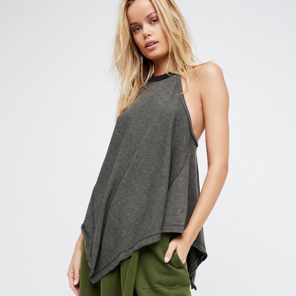 FREE PEOPLE Twin Peaks Asymmetrical Tank