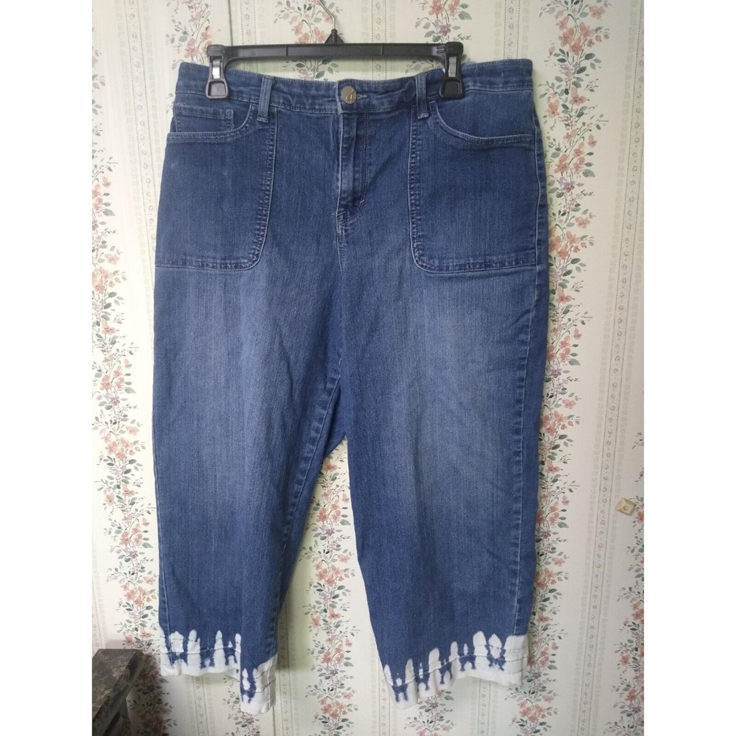 Style & Co Women's Size 16 Capri Denim Jeans RN #89828