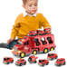 7pcs Friction Power Vehicle Car Toy Set - Perfect Christmas & Birthday Gift
