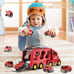 7pcs Friction Power Vehicle Car Toy Set - Perfect Christmas & Birthday Gift