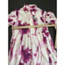 Anthropologie Maeve Bettina Dress Tiered Shirt Buttondown Watercolor Size S NEW
