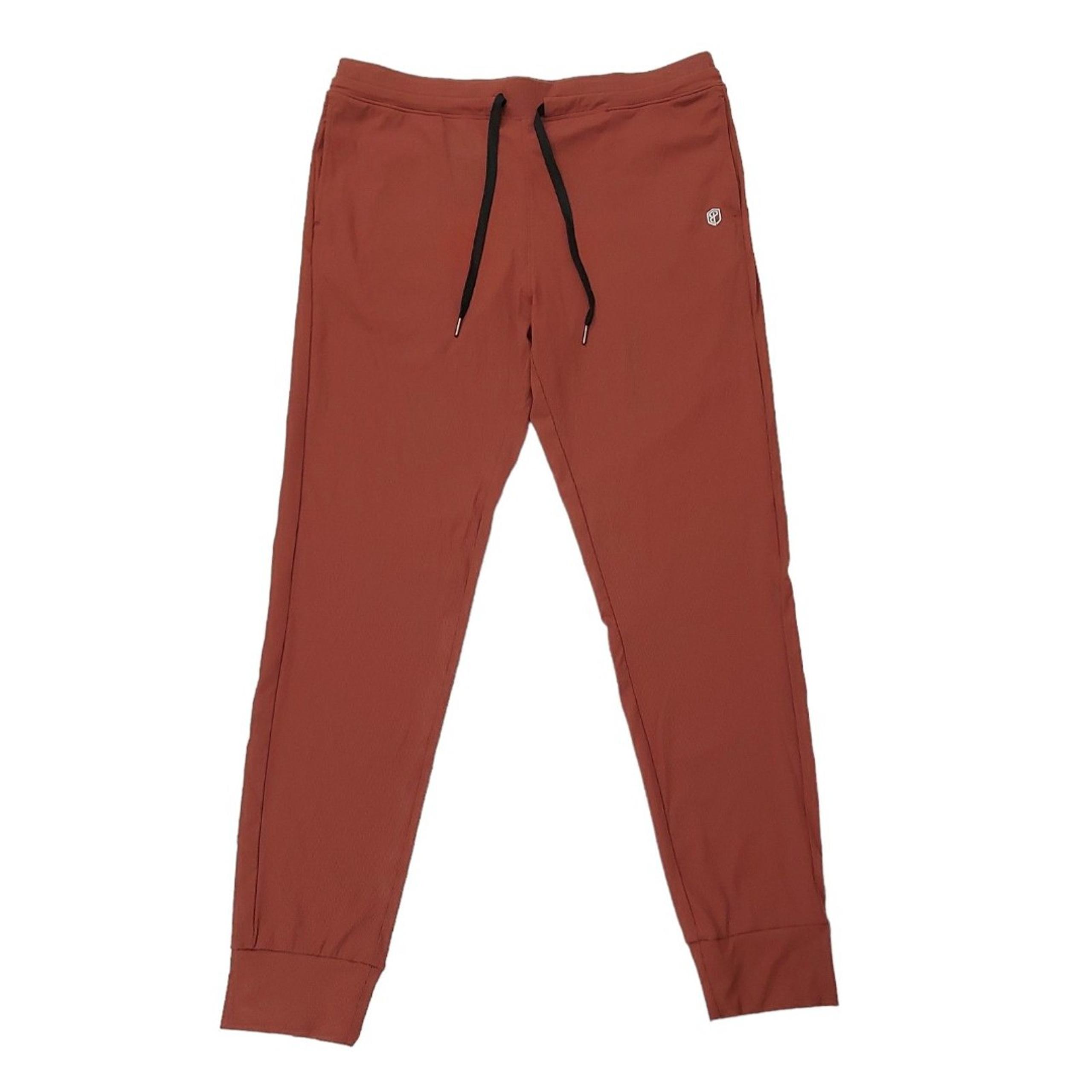 Born Primitive Recovery Jogger Womens XL Rust Ribbed Activewear Lightweight
