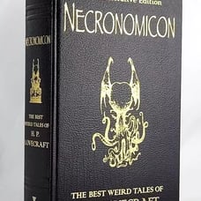 NECRONOMICON H.P. Lovecraft Commemorative Deluxe Leather Bound Hardcover *NEW*