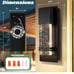 BesLowe Outdoor Wall Light Fixtures with Crystal Bubble Glass, Waterproof Exteri