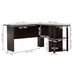 L-Shaped Gaming Desk Corner Desk Modern Office Computer Table With 2 Shelves