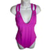 Becca 158 Plus Size Strappy One Piece Swimsuit Pink Size 0X
