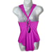 Becca 158 Plus Size Strappy One Piece Swimsuit Pink Size 0X