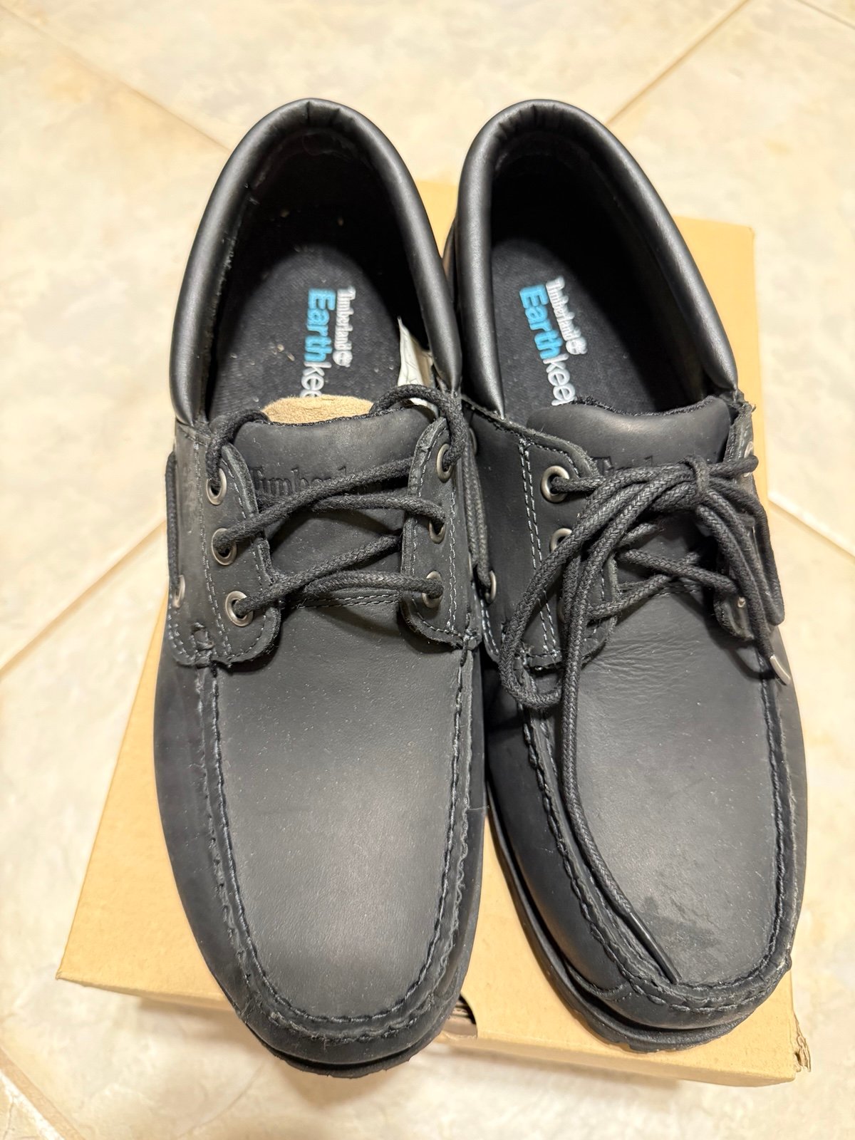 NEW Timberland earthkeeper 3 eye boat shoes, M 9.5 leather