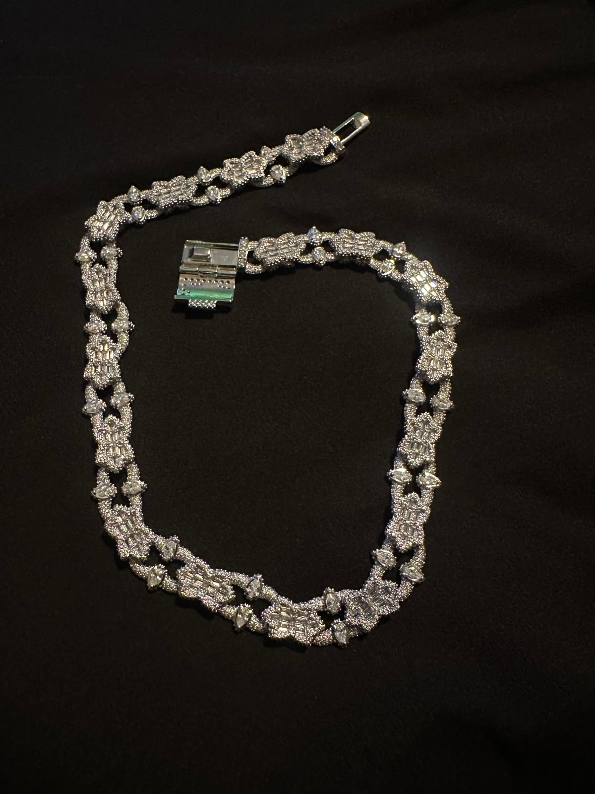 Gothic mariner Chain White Gold GLD