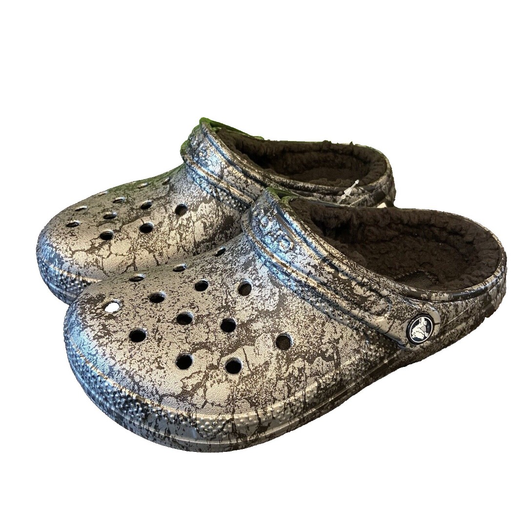 Crocs Classic Lined Clog Men’s 4 (Women’s 6) Space Rock Unisex New