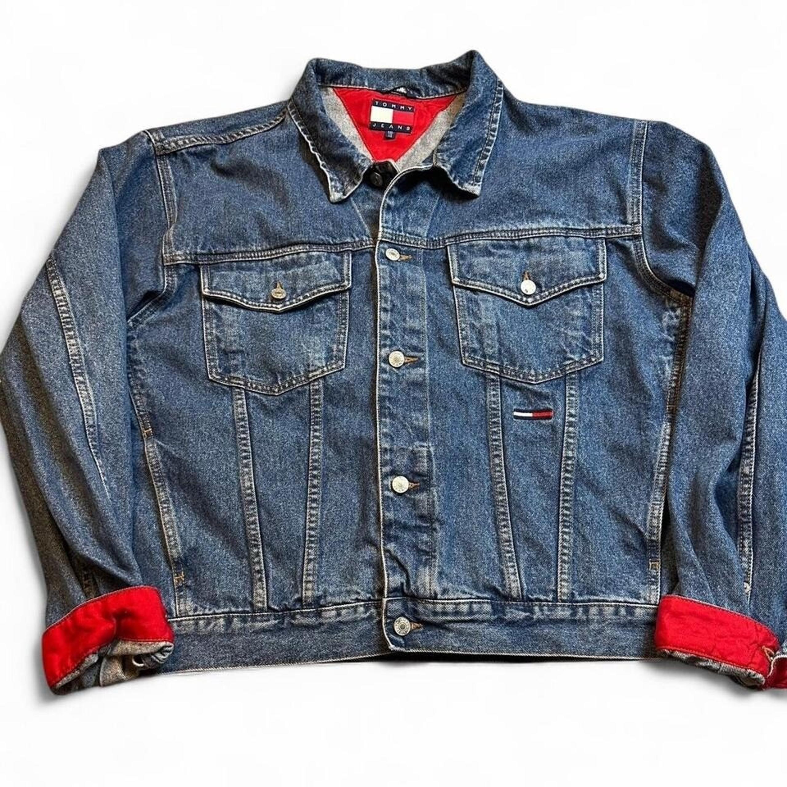Vintage Tommy Hilfiger Denim Jacket Tommy Jeans Trucker size XXL
