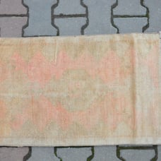Doormat, Small rug, Wool rug, Vintage rug, Entryway rug , Bath rug 4324