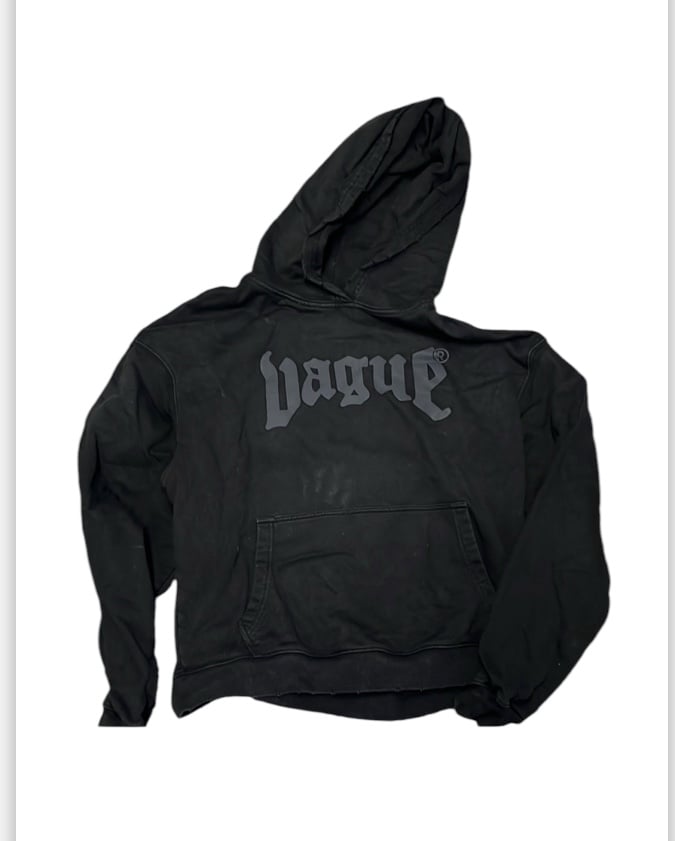 Vague Black Hoodie