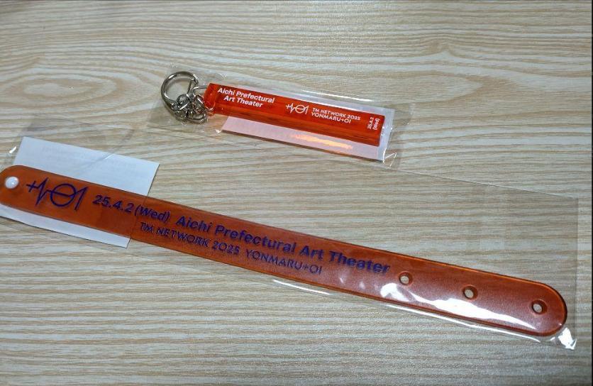 超人気ブティック TM NETWORK YONMARU+01 4/2 Keychain & PVC Band ミュージシャン