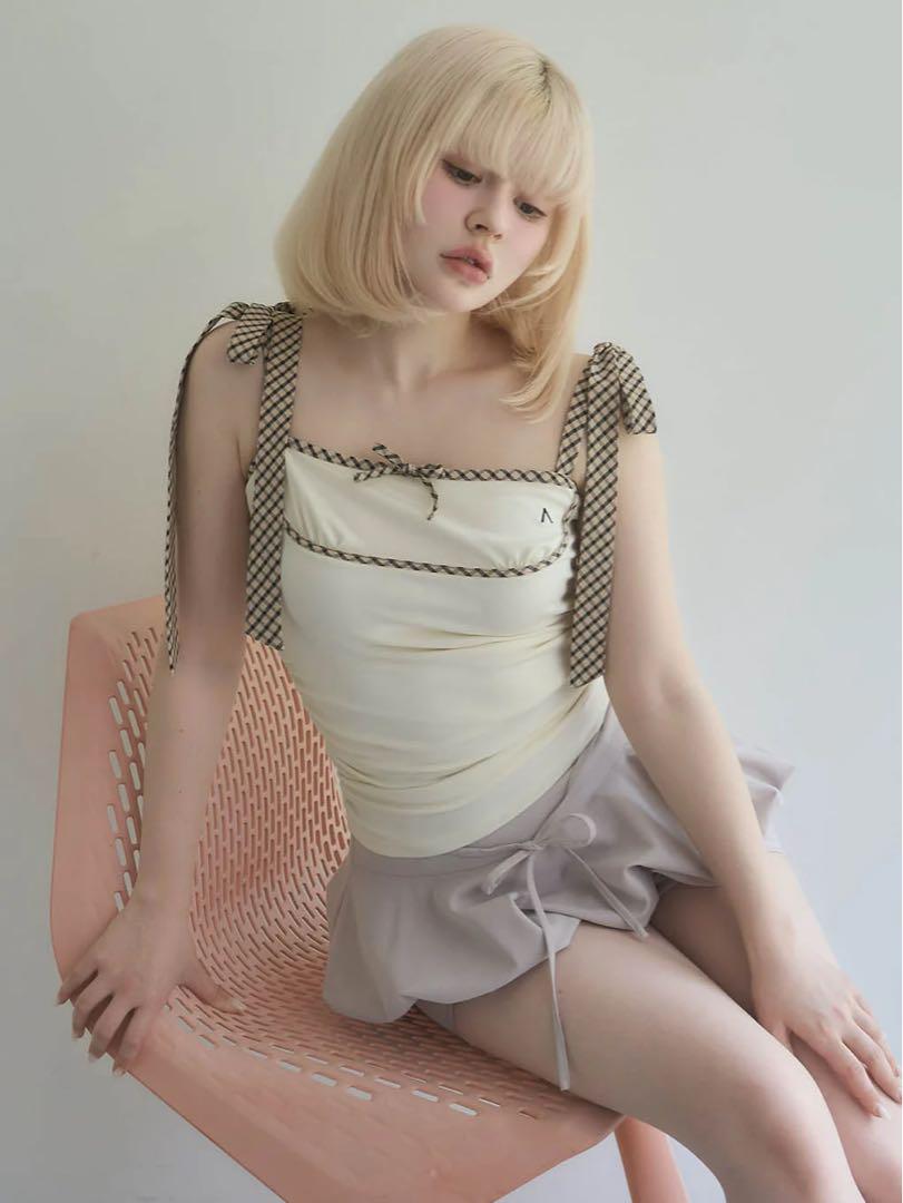 アンドマリー Alice check ribbon tops Alice checked the ribbon tops and Mary