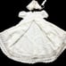 VTG PHYLLIS BABY WEAR White Eyelet Christening Gown & Matching Bonnet BABY 3-9 M