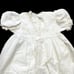 VTG PHYLLIS BABY WEAR White Eyelet Christening Gown & Matching Bonnet BABY 3-9 M