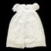 VTG PHYLLIS BABY WEAR White Eyelet Christening Gown & Matching Bonnet BABY 3-9 M