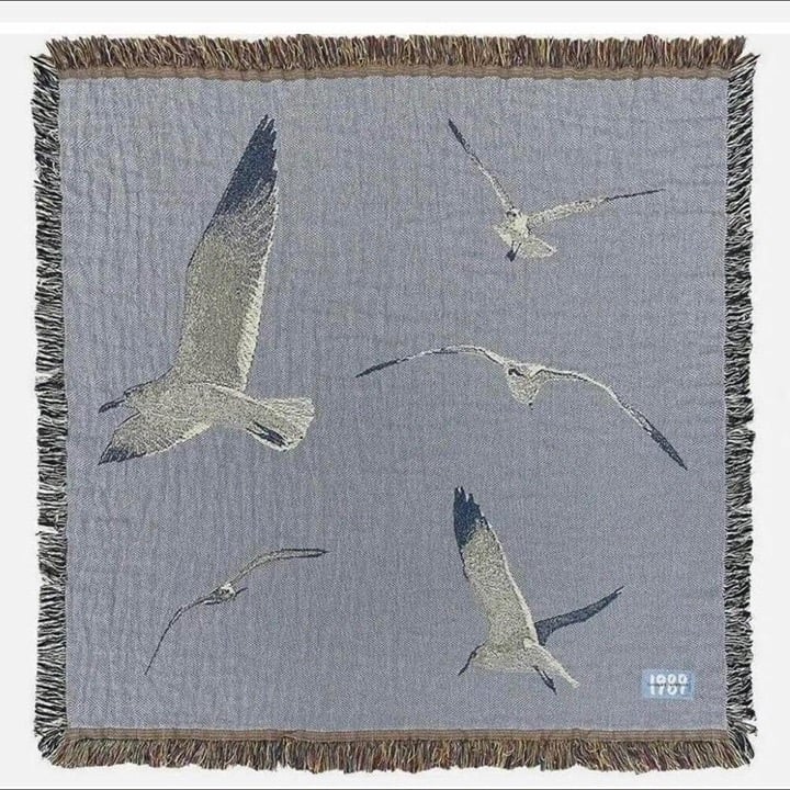 Taylor Swift 1989 Taylor's Version Seagull Woven Blue Blanket - BRAND NEW RARE