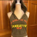Vintage Crop Top Hoodie. Size Small
