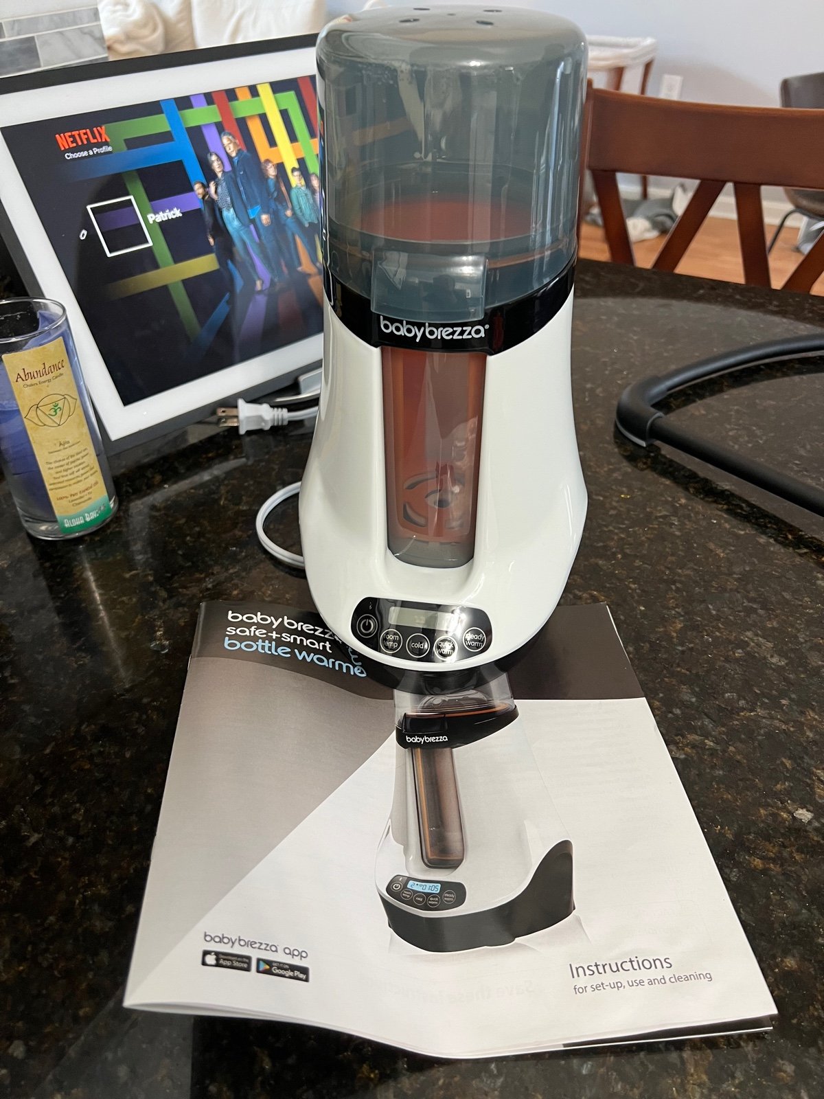 Baby Brezza bottle warmer