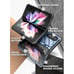 Galaxy Z Fold4 Unicorn Beetle PRO Rugged Case with S-Pen Holder-Metallic Blue