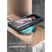 Galaxy Z Fold4 Unicorn Beetle PRO Rugged Case with S-Pen Holder-Metallic Blue