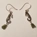 Czech Moldavite Seahorse Earrings earrin