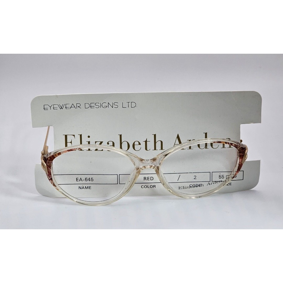 AUTHENTIC ELIZABETH ARDEN EA 645 Red EYEWEAR EYEGLASSES FRAMES 55-16-135 DEMO