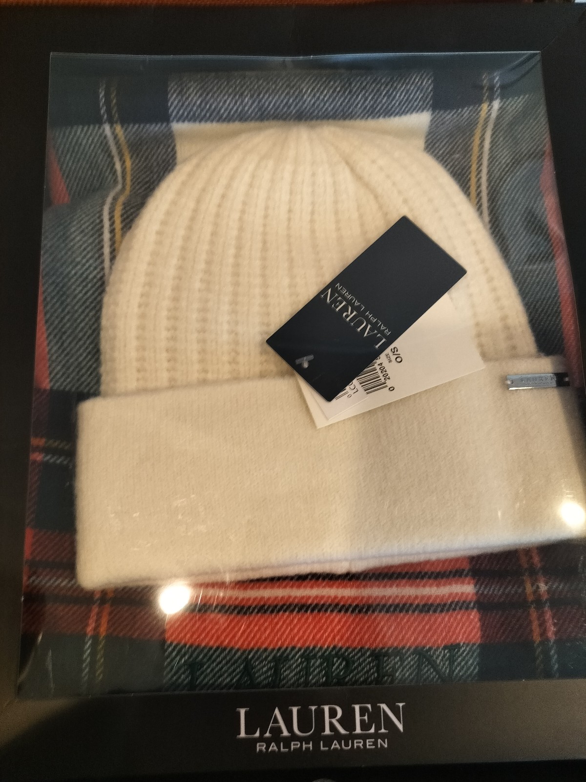 scarf and hat Lauren Ralph Lauren ,new in box .