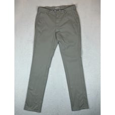 New NWOT Mens Peter Millar Pilot Twill Flat Front Gray Chino Pants Size 34