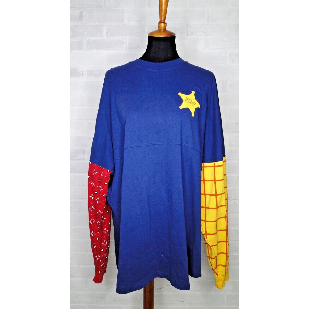 Toy Story Spirit Jersey Mens XXL Blue Woody Buzz Lightyear Disney