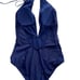 NWT Navy Blue Ted Baker Halter Swimwear